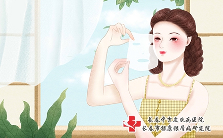 摄图网_400981218_民国美女化妆系列之面膜（企业商用）